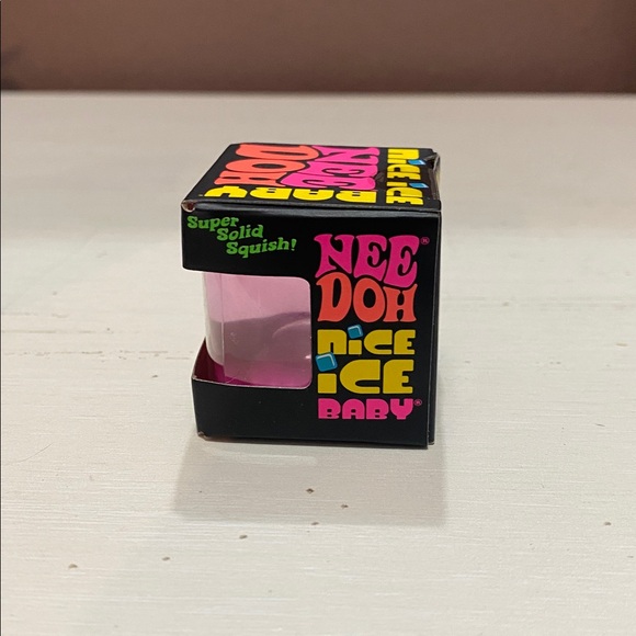 NeeDoh Nice Ice Baby Cube - Pink - Picture 4 of 5